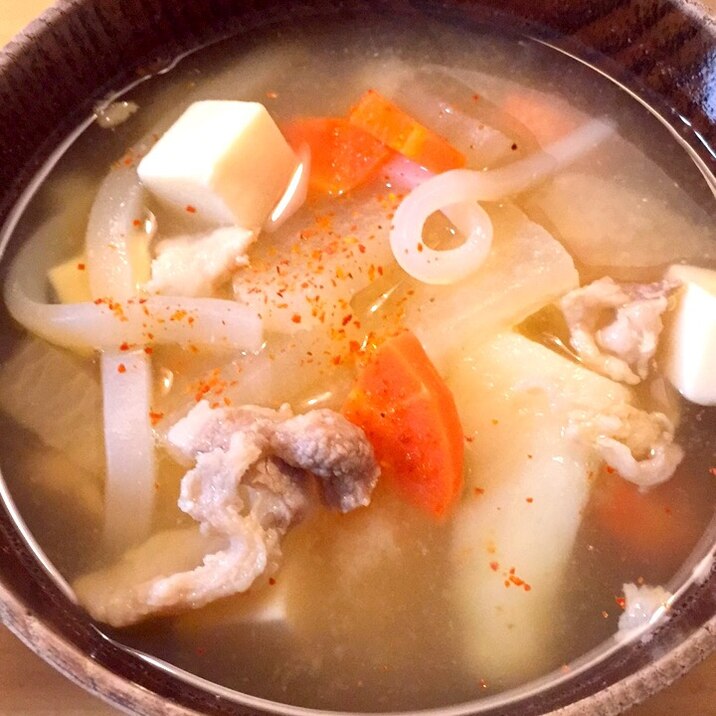 簡単なのに、美味しい!濃厚豚汁♪